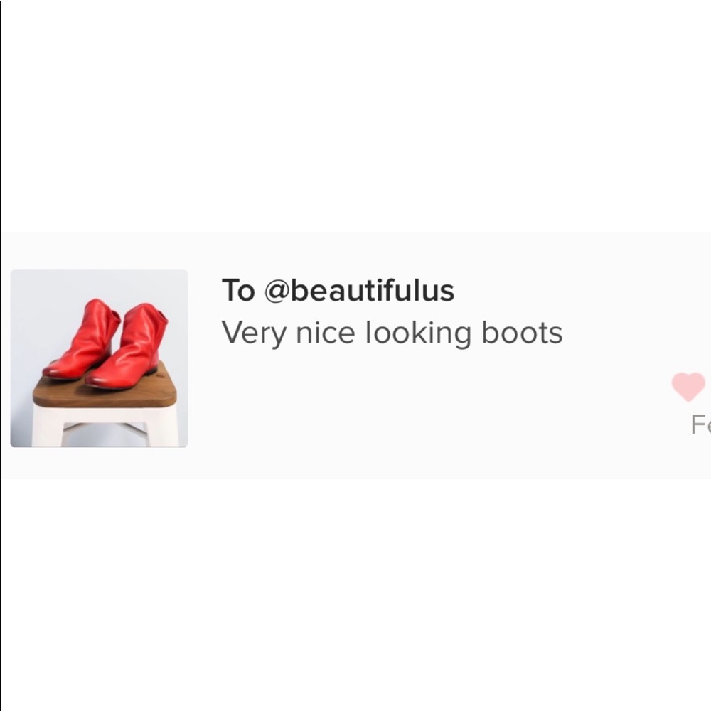 NIB Red Distressed Leather Slouch Ankle Bootie - Picture 6 of 6